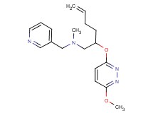 2-[(6-methoxypyridazin-3-yl)oxy]-N-methyl-N-(pyridin-3-ylmethyl)hex-5-en-1-amine