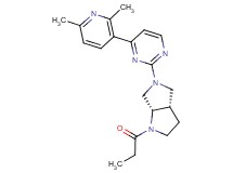 (3aS,6aS)-5-[4-(2,6-dimethylpyridin-3-yl)pyrimidin-2-yl]-1-propionyloctahydropyrrolo[3,4-b]pyrrole