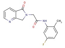 N-(5-fluoro-2-methylphenyl)-2-(5-oxo-5,7-dihydro-6H-pyrrolo[3,4-b]pyridin-6-yl)acetamide