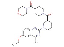 6-ethoxy-4-methyl-2-(3-{[4-(4-morpholinylcarbonyl)-1-piperidinyl]carbonyl}-1-piperidinyl)quinazoline