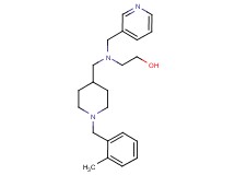 2-[{[1-(2-methylbenzyl)-4-piperidinyl]methyl}(3-pyridinylmethyl)amino]ethanol