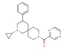 2-cyclopropyl-4-phenyl-9-(2-pyrazinylcarbonyl)-2,9-diazaspiro[5.5]undecane