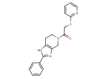 2-phenyl-5-[(pyridin-2-ylthio)acetyl]-4,5,6,7-tetrahydro-1H-imidazo[4,5-c]pyridine
