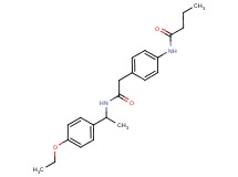 N-[4-(2-{[1-(4-ethoxyphenyl)ethyl]amino}-2-oxoethyl)phenyl]butanamide