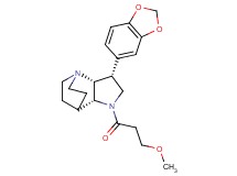 (3R*,3aR*,7aR*)-3-(1,3-benzodioxol-5-yl)-1-(3-methoxypropanoyl)octahydro-4,7-ethanopyrrolo[3,2-b]pyridine