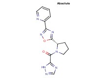 2-{5-[(2S)-1-(1H-1,2,4-triazol-5-ylcarbonyl)pyrrolidin-2-yl]-1,2,4-oxadiazol-3-yl}pyridine