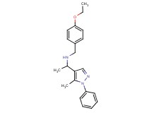 (4-ethoxybenzyl)[1-(5-methyl-1-phenyl-1H-pyrazol-4-yl)ethyl]amine