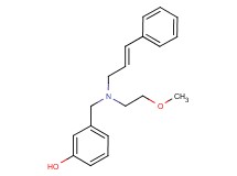 3-({(2-methoxyethyl)[(2E)-3-phenylprop-2-en-1-yl]amino}methyl)phenol