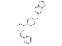 1-(1,3-benzodioxol-5-ylmethyl)-4-[1-(2-pyridinylmethyl)-3-piperidinyl]piperazine