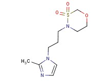 4-[3-(2-methyl-1H-imidazol-1-yl)propyl]-1,3,4-oxathiazinane 3,3-dioxide