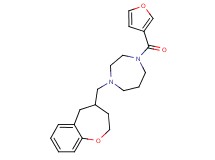 1-(3-furoyl)-4-(2,3,4,5-tetrahydro-1-benzoxepin-4-ylmethyl)-1,4-diazepane