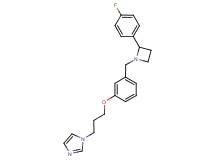 1-[3-(3-{[2-(4-fluorophenyl)azetidin-1-yl]methyl}phenoxy)propyl]-1H-imidazole