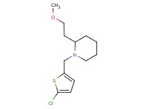 1-[(5-chloro-2-thienyl)methyl]-2-(2-methoxyethyl)piperidine
