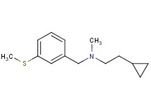 (2-cyclopropylethyl)methyl[3-(methylthio)benzyl]amine trifluoroacetate