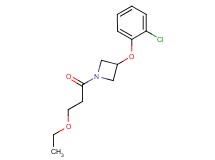 3-(2-chlorophenoxy)-1-(3-ethoxypropanoyl)azetidine