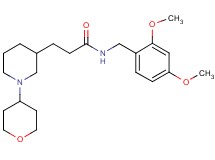 N-(2,4-dimethoxybenzyl)-3-[1-(tetrahydro-2H-pyran-4-yl)-3-piperidinyl]propanamide