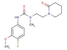 N'-(4-fluoro-3-methoxyphenyl)-N-methyl-N-[2-(2-oxopiperidin-1-yl)ethyl]urea