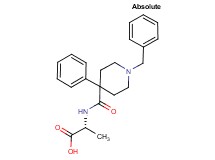 N-[(1-benzyl-4-phenyl-4-piperidinyl)carbonyl]-D-alanine
