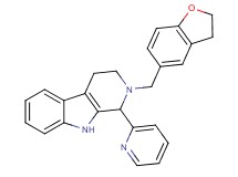 2-(2,3-dihydro-1-benzofuran-5-ylmethyl)-1-(2-pyridinyl)-2,3,4,9-tetrahydro-1H-beta-carboline