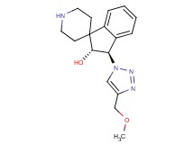 rel-(2R,3R)-3-[4-(methoxymethyl)-1H-1,2,3-triazol-1-yl]-2,3-dihydrospiro[indene-1,4'-piperidin]-2-ol hydrochloride