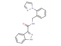 N-[2-(1H-pyrazol-1-yl)benzyl]-1H-indazole-3-carboxamide
