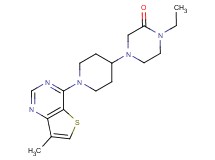 1-ethyl-4-[1-(7-methylthieno[3,2-d]pyrimidin-4-yl)piperidin-4-yl]piperazin-2-one