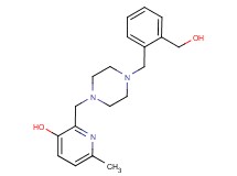 2-({4-[2-(hydroxymethyl)benzyl]piperazin-1-yl}methyl)-6-methylpyridin-3-ol