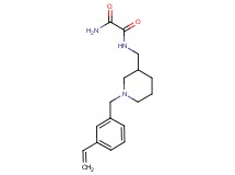 N-{[1-(3-vinylbenzyl)piperidin-3-yl]methyl}ethanediamide