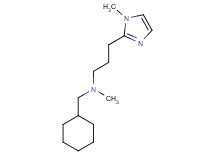 (cyclohexylmethyl)methyl[3-(1-methyl-1H-imidazol-2-yl)propyl]amine
