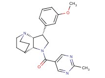 (3R*,3aR*,7aR*)-3-(3-methoxyphenyl)-1-[(2-methylpyrimidin-5-yl)carbonyl]octahydro-4,7-ethanopyrrolo[3,2-b]pyridine