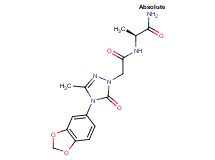 N~2~-{[4-(1,3-benzodioxol-5-yl)-3-methyl-5-oxo-4,5-dihydro-1H-1,2,4-triazol-1-yl]acetyl}-L-alaninamide