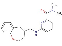 N,N-dimethyl-6-[(2,3,4,5-tetrahydro-1-benzoxepin-4-ylmethyl)amino]pyridine-2-carboxamide