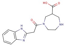 1-(1H-benzimidazol-2-ylacetyl)-1,4-diazepane-6-carboxylic acid