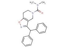 3-(diphenylmethyl)-N,N-dimethyl-6,7-dihydroisoxazolo[4,5-c]pyridine-5(4H)-carboxamide