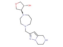 rel-(3R,4S)-4-[4-(4,5,6,7-tetrahydropyrazolo[1,5-a]pyrazin-2-ylmethyl)-1,4-diazepan-1-yl]tetrahydro-3-furanol dihydrochloride
