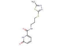 N-{3-[(5-methyl-1,3,4-thiadiazol-2-yl)thio]propyl}-6-oxo-1,6-dihydropyridine-2-carboxamide