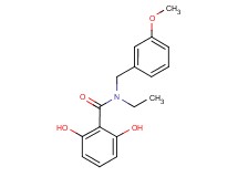 N-ethyl-2,6-dihydroxy-N-(3-methoxybenzyl)benzamide