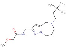 N-{[5-(3,3-dimethylbutyl)-5,6,7,8-tetrahydro-4H-pyrazolo[1,5-a][1,4]diazepin-2-yl]methyl}-2-methoxyacetamide