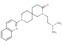 2-[2-(dimethylamino)ethyl]-9-quinolin-2-yl-2,9-diazaspiro[5.5]undecan-3-one