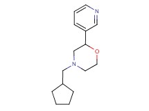 4-(cyclopentylmethyl)-2-pyridin-3-ylmorpholine