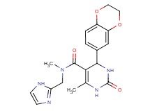 4-(2,3-dihydro-1,4-benzodioxin-6-yl)-N-(1H-imidazol-2-ylmethyl)-N,6-dimethyl-2-oxo-1,2,3,4-tetrahydropyrimidine-5-carboxamide