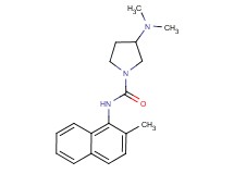 3-(dimethylamino)-N-(2-methyl-1-naphthyl)pyrrolidine-1-carboxamide