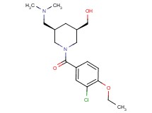 {(3R*,5R*)-1-(3-chloro-4-ethoxybenzoyl)-5-[(dimethylamino)methyl]-3-piperidinyl}methanol