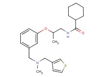 N-[2-(3-{[methyl(3-thienylmethyl)amino]methyl}phenoxy)propyl]cyclohexanecarboxamide
