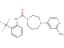 4-(2-methylpyridin-4-yl)-N-[2-(trifluoromethyl)phenyl]-1,4-diazepane-1-carboxamide