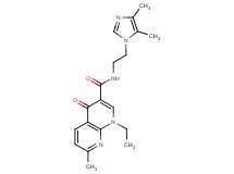 N-[2-(4,5-dimethyl-1H-imidazol-1-yl)ethyl]-1-ethyl-7-methyl-4-oxo-1,4-dihydro-1,8-naphthyridine-3-carboxamide