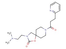 3-[2-(dimethylamino)ethyl]-8-(3-pyridin-2-ylpropanoyl)-1-oxa-3,8-diazaspiro[4.5]decan-2-one