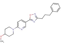 2-(4-methoxy-1-piperidinyl)-5-[3-(3-phenylpropyl)-1,2,4-oxadiazol-5-yl]pyridine
