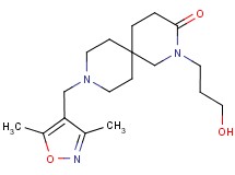 9-[(3,5-dimethylisoxazol-4-yl)methyl]-2-(3-hydroxypropyl)-2,9-diazaspiro[5.5]undecan-3-one