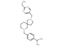2-[(2-ethyl-5-pyrimidinyl)methyl]-7-(4-isopropylbenzyl)-2,7-diazaspiro[4.5]decane